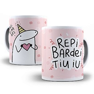 Caneca Porcelana Flork - Repi bardei tiu iu