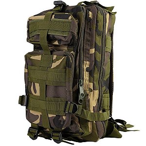 Mochila Multiuso Escolar Militar Tática Cargueira 30 Litros Camping Pesca Verde