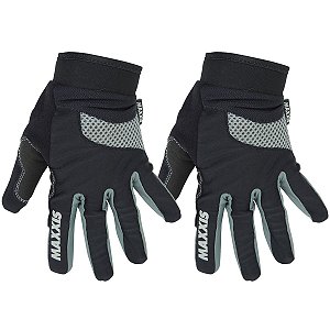 Luva Ciclismo Maxxis - Smart Touch Gel - Fechada Preto/Cinza