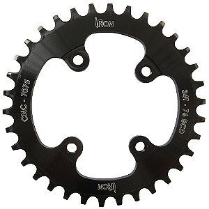 Coroa Iron Bcd76 34t Wide para Sram Single Speed