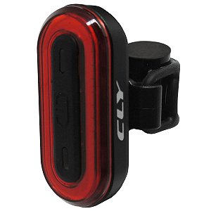 Pisca Bicicleta Led Traseiro Cly Components 50 Lúmens Vermelho