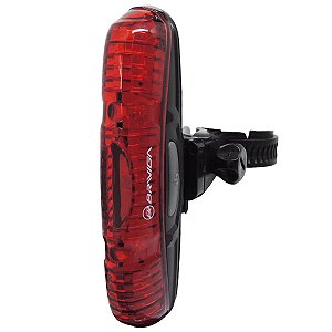 Pisca Bicicleta Led Traseiro Briviga 10 Lúmens Vermelho