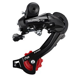 Câmbio Traseiro Shimano Tourney Rd-tz500 6v Gs Preto