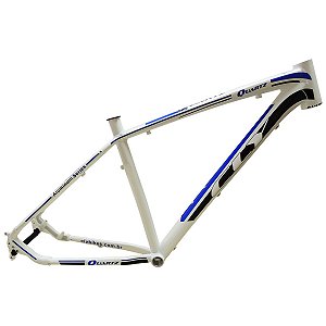 Quadro Bicicleta Cly Quartz 27.5 em Alumínio Branco/azul - Tamanho 19