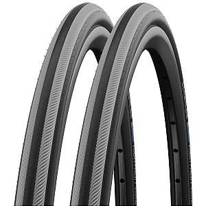 Kit 2 Pneus Cadeira de Rodas Schwalbe Active Rightrun 24x1 (25-540) Preto/cinza