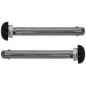 Kit 2 Eixos Cadeira de Rodas PRIMO QUICK 12.7x109mm Preto/Prata