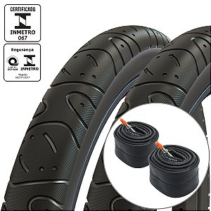 Par de Pneus Maxxis Hookworm 26x2.50 Arame 2 Ply e Câmaras Maxxis