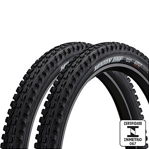 Kit 2 Pneus Maxxis Minion Dhf 26x2.50 Arame Preto