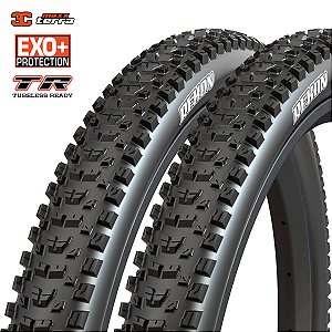 Kit 2 Pneus Maxxis Rekon+ 27.5X2.80 Plus Dobrável Kevlar 3CT/EXO+/TR Preto