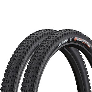 Kit 2 Pneus Maxxis Rekon 29x2.60 Dobrável Kevlar 3cs/exo/tr 120tpi Preto