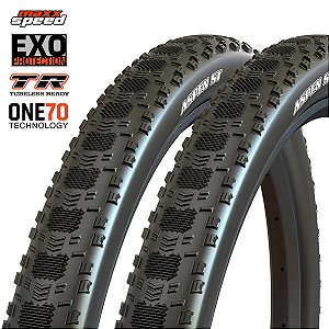 Par de Pneus Bicicleta Maxxis ASPEN ST 29x2.25 Dobrável Team Spec EXO/TR/MAXXSPEED 170tpi Preto