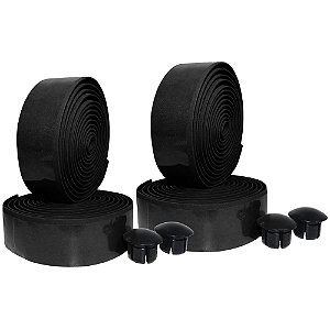 Kit 4 Fitas de Guidão Calypso Speed Eva Preto