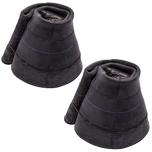 Par de Câmaras 4.10/3.50-4 Hakuba para Cadeira de Rodas Válvula Tr87 Preto