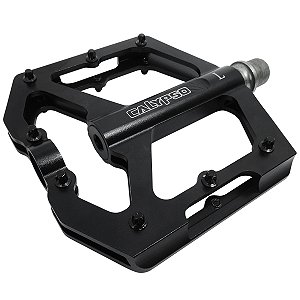 Pedal Bicicleta Calypso Plataforma 9/16 Alumínio Par Preto