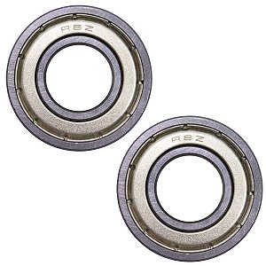 Kit 2 Rolamento R8-z Rígido de Esfera Prata