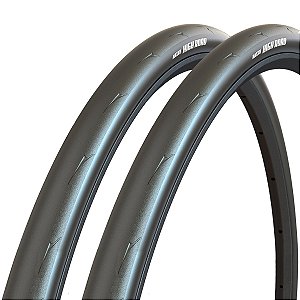 Pneus Maxxis HIGH ROAD 700x25C Dobrável Carbon Fiber HYPR/K2/TR - Preto (Par)
