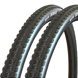 Pneus Maxxis REAVER 700x45C Dobrável HYPR-X/EXO/TR 120TPI - Preto (Par)