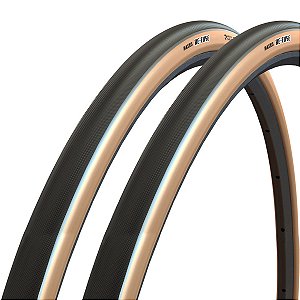 Pneus Maxxis RE-FUSE 700x32C Dobrável Carbon Fiber MAXXSHIELD/TR - Tanwall (Par)