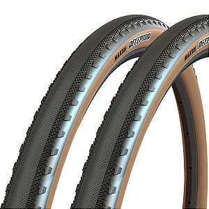 Pneus Maxxis RECEPTOR 700x40C Dobrável EXO/TR 120TPI - Tanwall (Par)