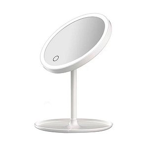 Espelho de Maquiagem Redondo com Led