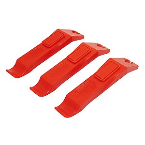 Espátula em Nylon Cly para Retirar Pneus 3 Unidades Vermelho