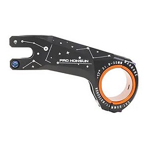 Mesa Ahead 31.8X90mm -17º Pro Honsun 555 Alumínio Preto