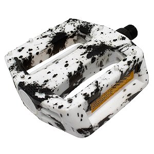 Pedal Plataforma 9/16 Cly Urban Pro em Pp Branco/preto