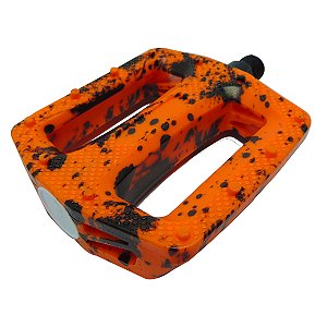 Pedal Plataforma 9/16 Cly Urban Pro em Pp Laranja/preto