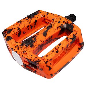 Pedal Plataforma 9/16 Cly Urban Pro em Pp Laranja/preto
