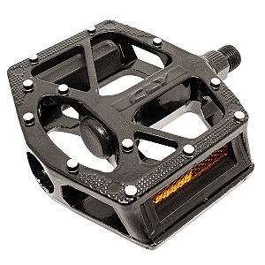 Pedal Plataforma 9/16 Cly Terra em Alumínio Preto