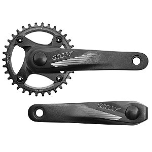 Pedivela Bike Cly 34d 170mm Alumínio Preto