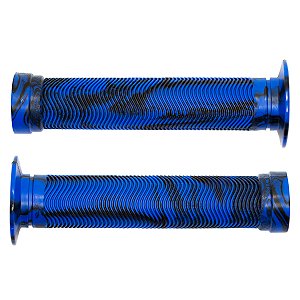 Manopla Cly Predator Bmx Freeride 150mm Grafismo Azul/preto