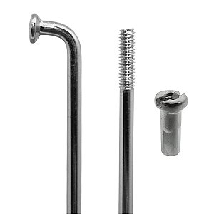 Raio Aço Cromado 2x255mm com Nipples (144 Un)