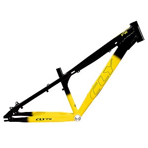 Quadro Cly Fw Aro 26x13 Alumínio Preto/amarelo