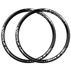 Kit 2 Aros Vzan Vmaxx Dh Disc 26x36f Alumínio Preto/prata