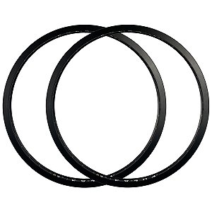 Kit 2 Aros Vzan Freak Bat 26x36F Alumínio Preto