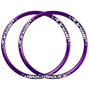 Kit 2 Aros Vzan Vmaxx Dh Disc 26x36f Alumínio Violeta