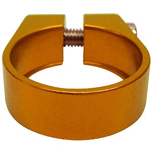 Abraçadeira de Selim Cly Components 34.9mm em Alumínio Dourado