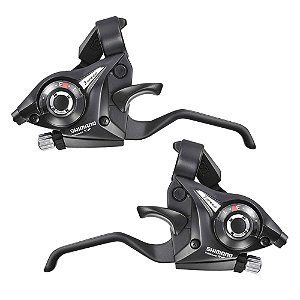 Alavanca de Câmbio Shimano Altus Stef 51 21V Ez Fire Preto