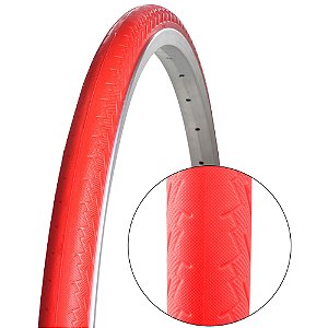 Pneu Maciço 24x1 (25-540) Pr1mo para Cadeira de Rodas Vermelho