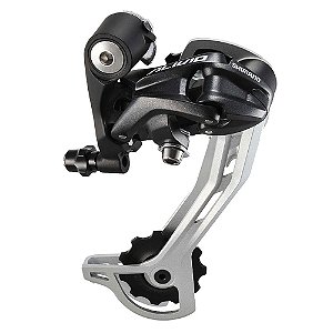 Câmbio Traseiro Shimano Alivio M430L 9v Sem Gancheira Preto/Cinza