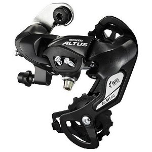 Câmbio Traseiro Shimano Altus M280 7/8v Sem Gancheira Preto