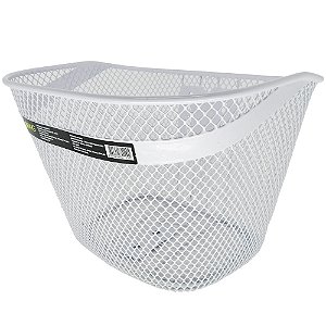 Cesta de Arame WG Sports para Bicicleta Aro 16 Branco