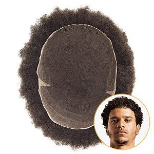 Prótese Capilar Modelo  Afro