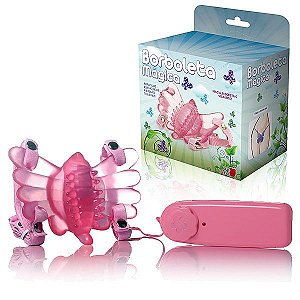 Borboleta Mágica - Butterfly Estimulador Feminino Rosa