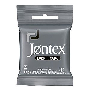 Preservativo Jontex Bolso Lubrificado ( tradicional ) - 3 unidades