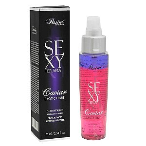 Óleo Bifásico para Massagem Sensual - Caviar Exotic Fruit Sexyterapia - Pessini Cosméticos