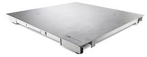 Balança Toledo 2180 Inox Portátil com capacidade de 2500kgx500g e 1,5x1,50m
