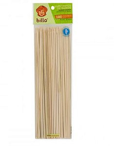 Espeto de bambu 18cm pacotes com 100 unidades - Billa