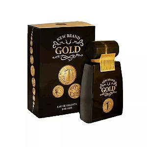 Gold Eau de Toilette New Brand 100ml - Perfume Masculino